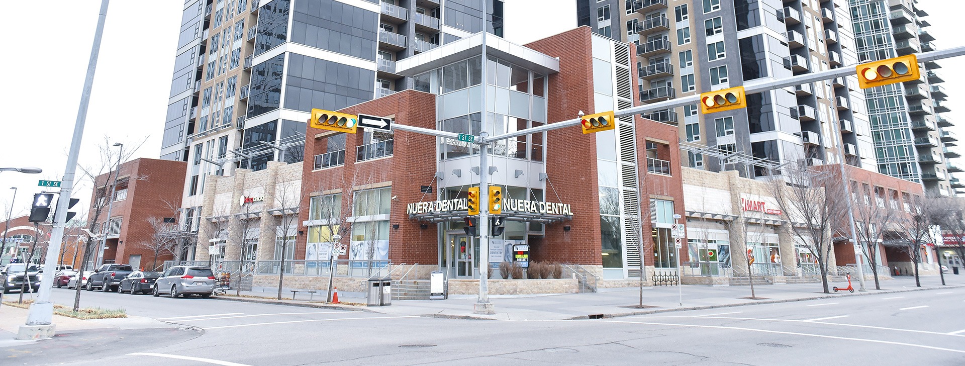 Building Entrance | Nuera Dental Center | General & Family Dentist | Downtown Calgary