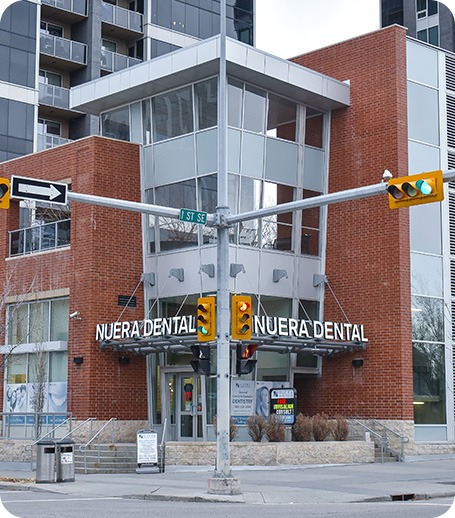 Clinic Entrance | Nuera Dental Center | General & Family Dentist | Downtown Calgary