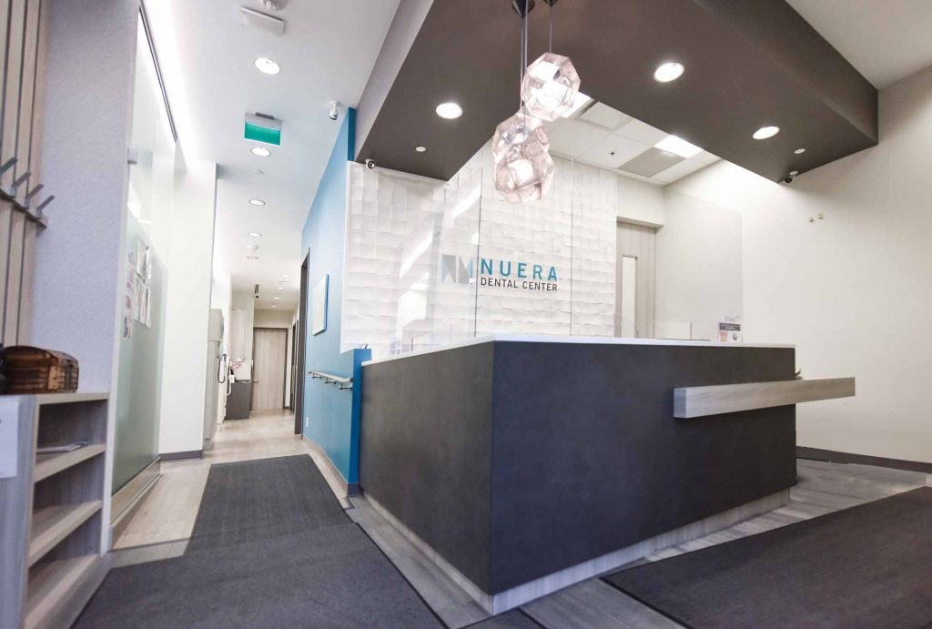 Welcoming Reception Area | Nuera Dental Center | General & Family Dentist | Downtown Calgary
