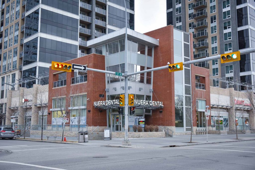 Clinic Entrance | Nuera Dental Center | General & Family Dentist | Downtown Calgary